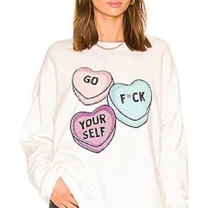 BNWT Wildfox Go F Yourself Roadtrip Sweatshirt
